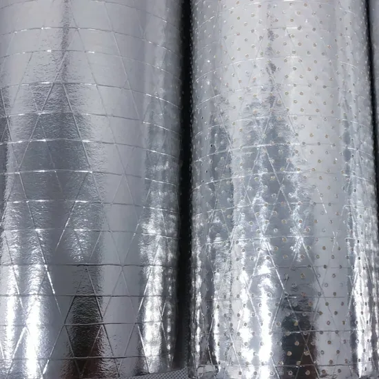 Barreira Radiante de Calor em Alumínio Puro PE Tecido Refletor